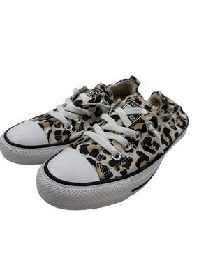 Converse Women's Chuck Taylor All Star Shoreline Slip-On Leopard Sneakers 7